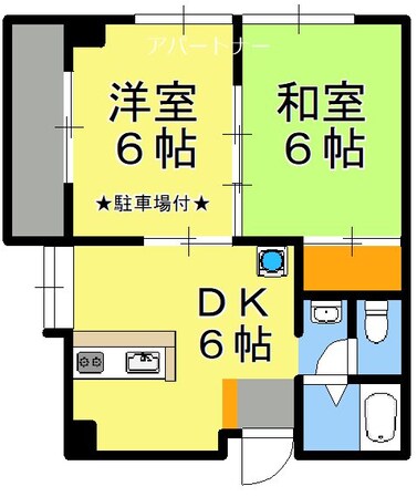 神田（交通局前）駅 徒歩20分 3階の物件間取画像